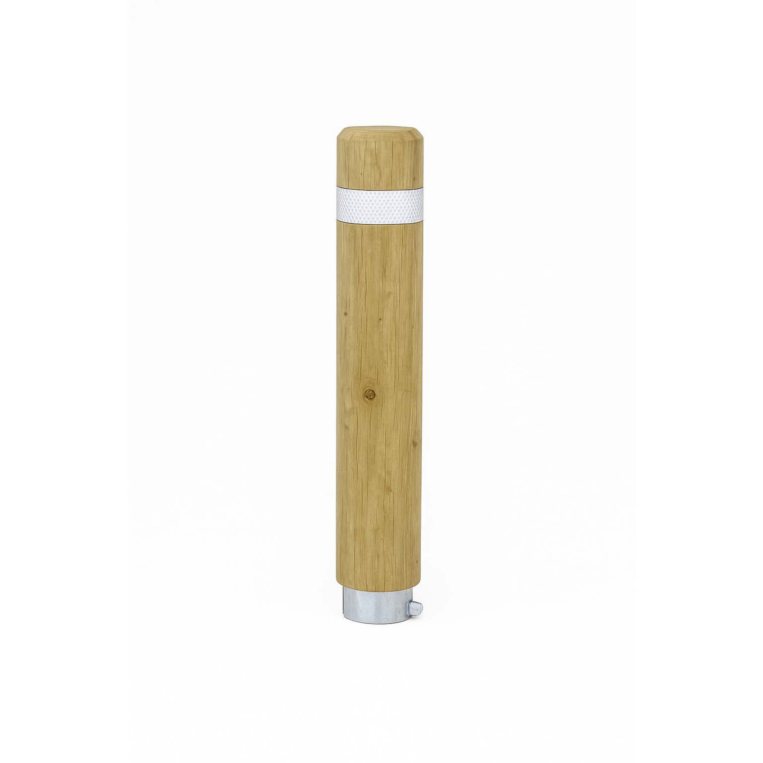 Borne ronde amovible rétroréfléchissante pin classe IV - h. 100 cm - déchargé sous abri