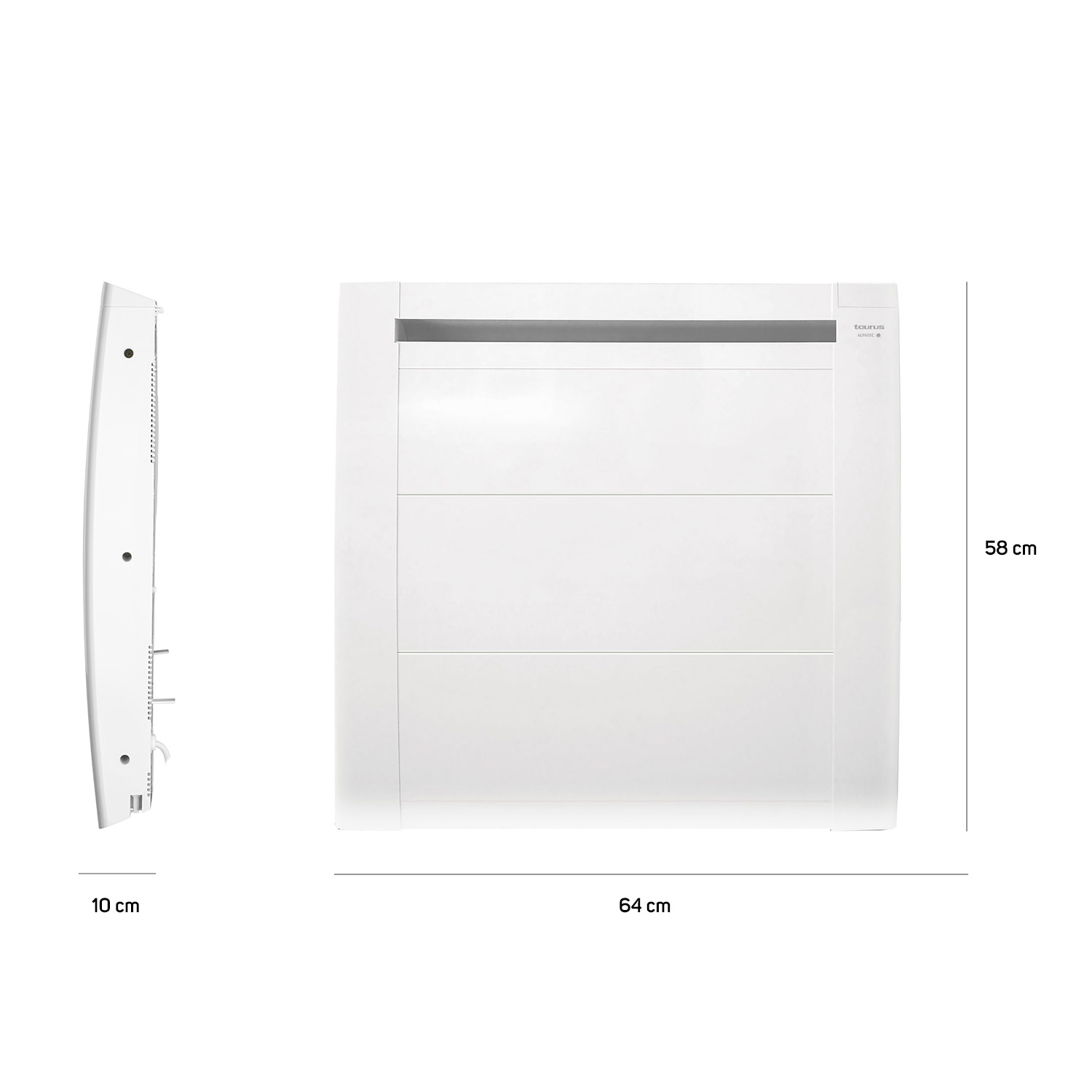 Radiateur inertie sèche 1500W - Paradiso Ceramic