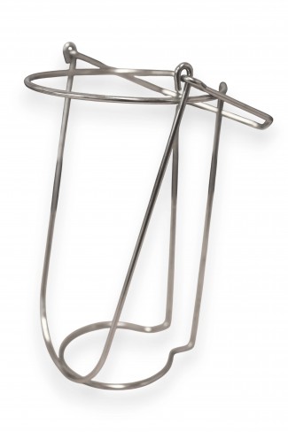 Panier 500 ml inox pour pied à perfusion