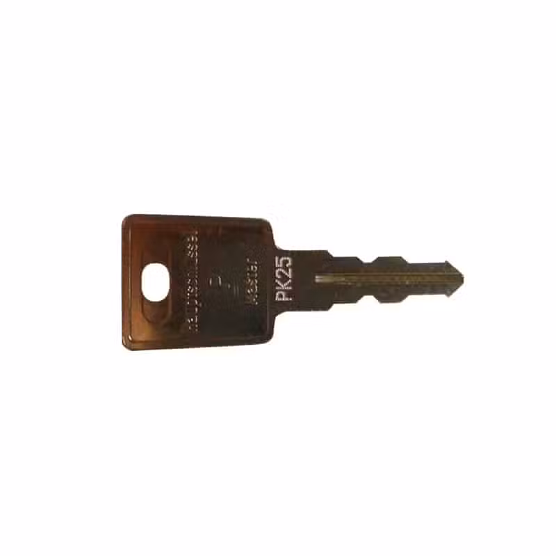 Clé passe pour serrure à code variable électronique et à code 4 chiffre ronde