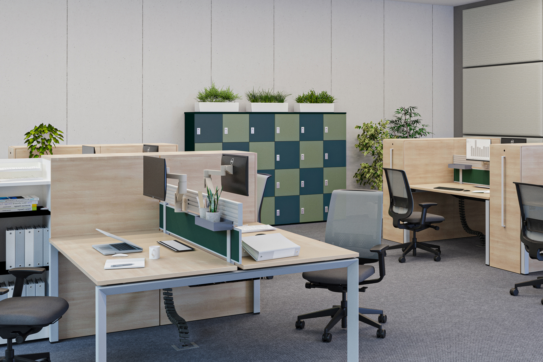 Meuble à casier fermeture à code