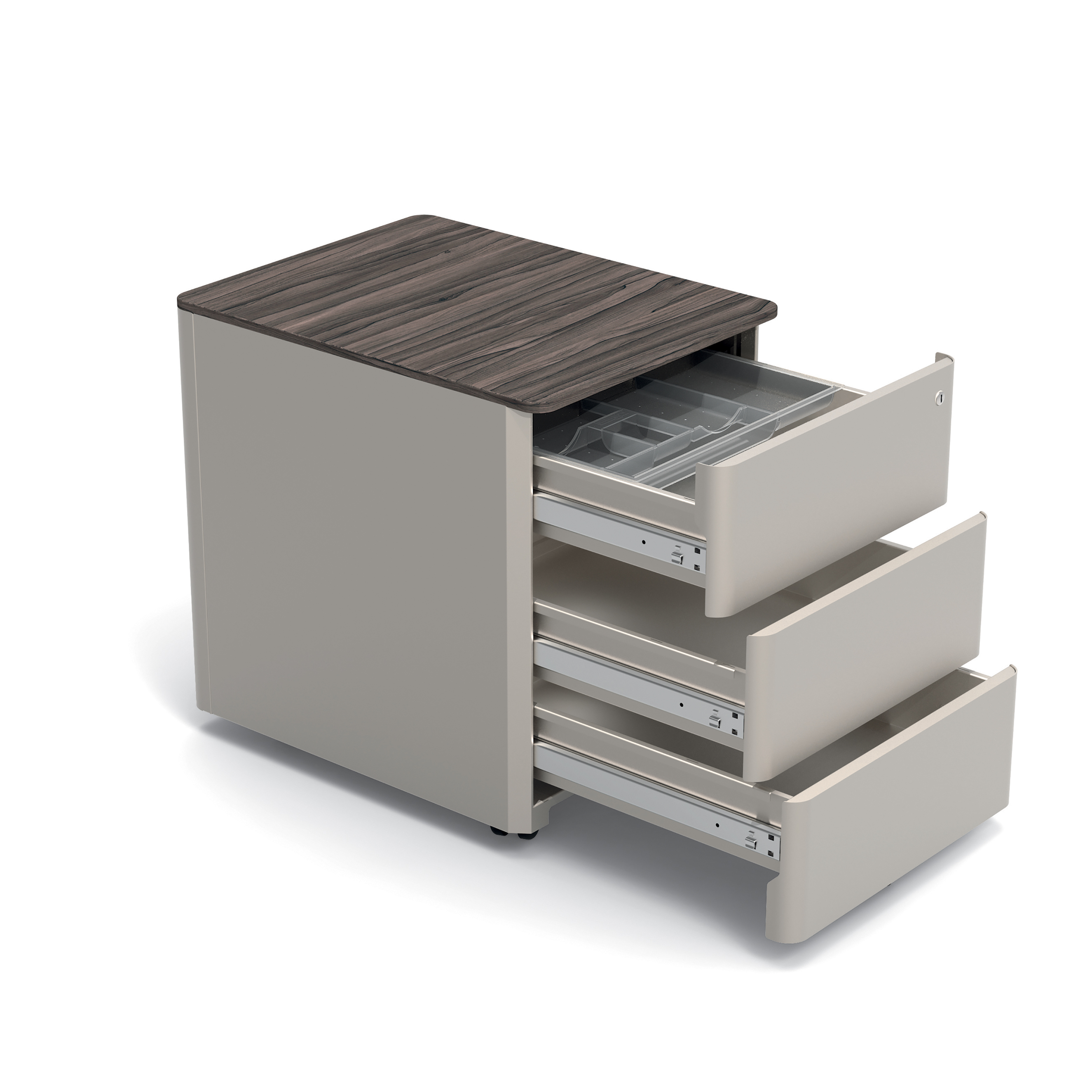 Caisson mobile Nouvelle Vague - 3 tiroirs plats