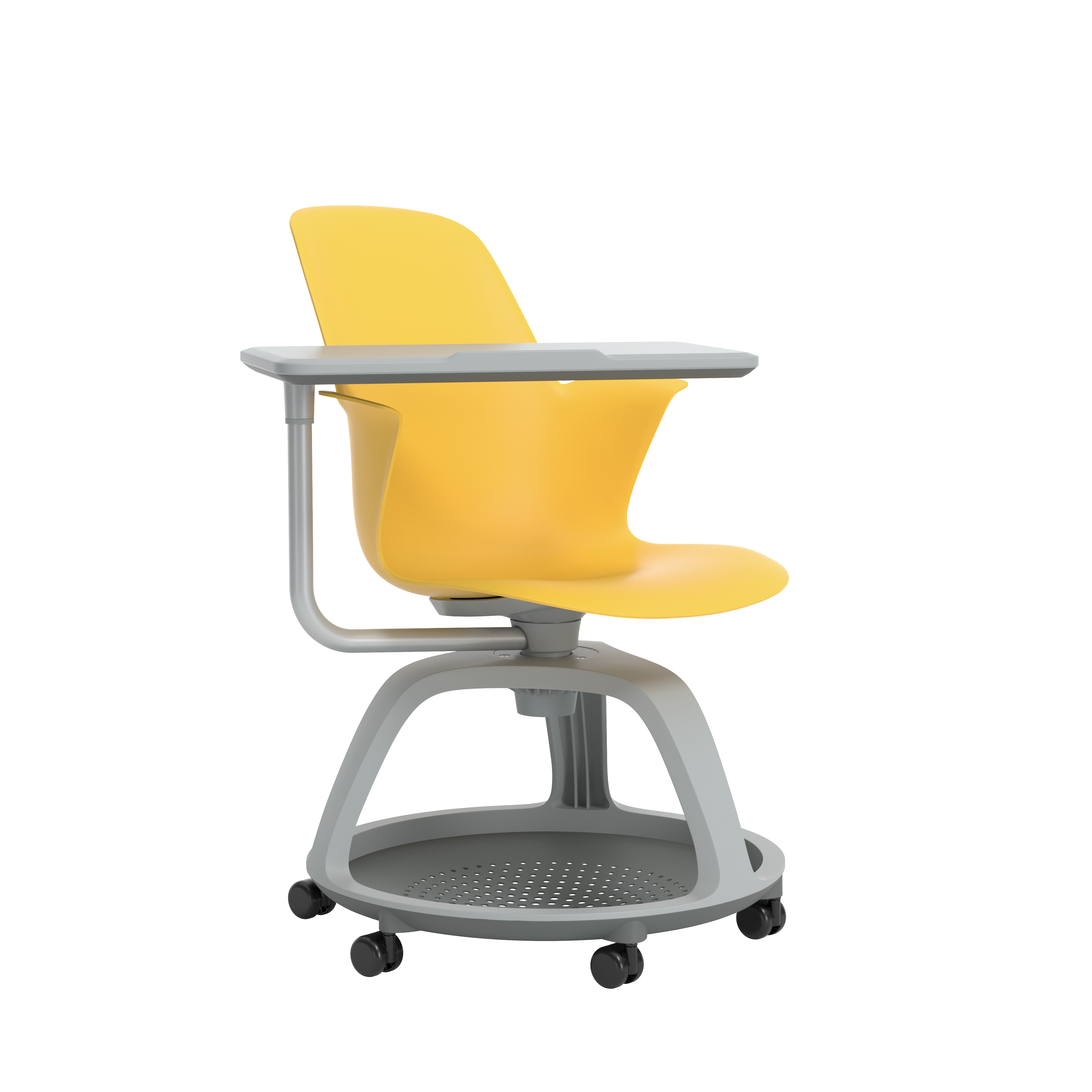 Fauteuil mobile Node - polypropylène - tablette de travail