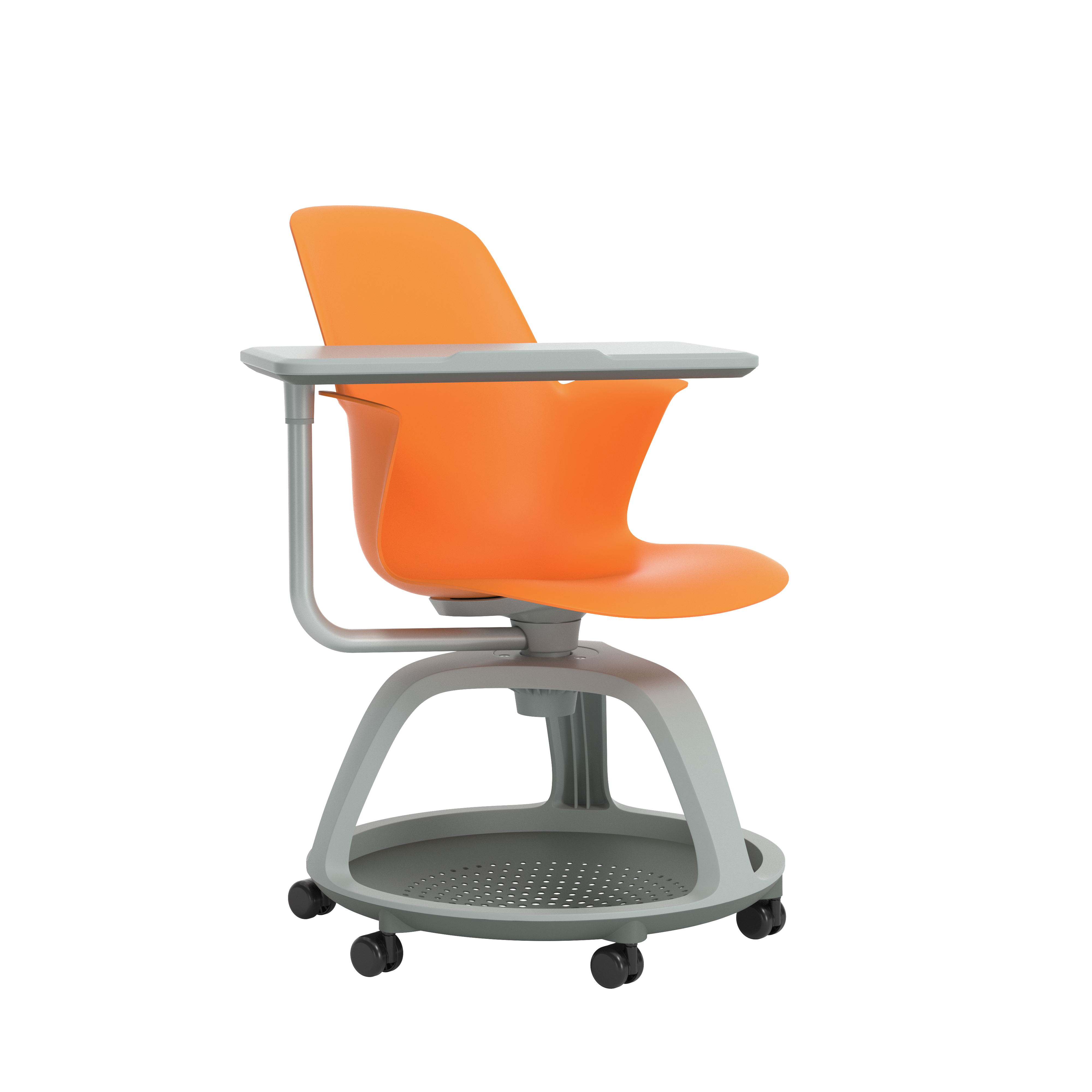 Fauteuil mobile Node - polypropylène - tablette de travail