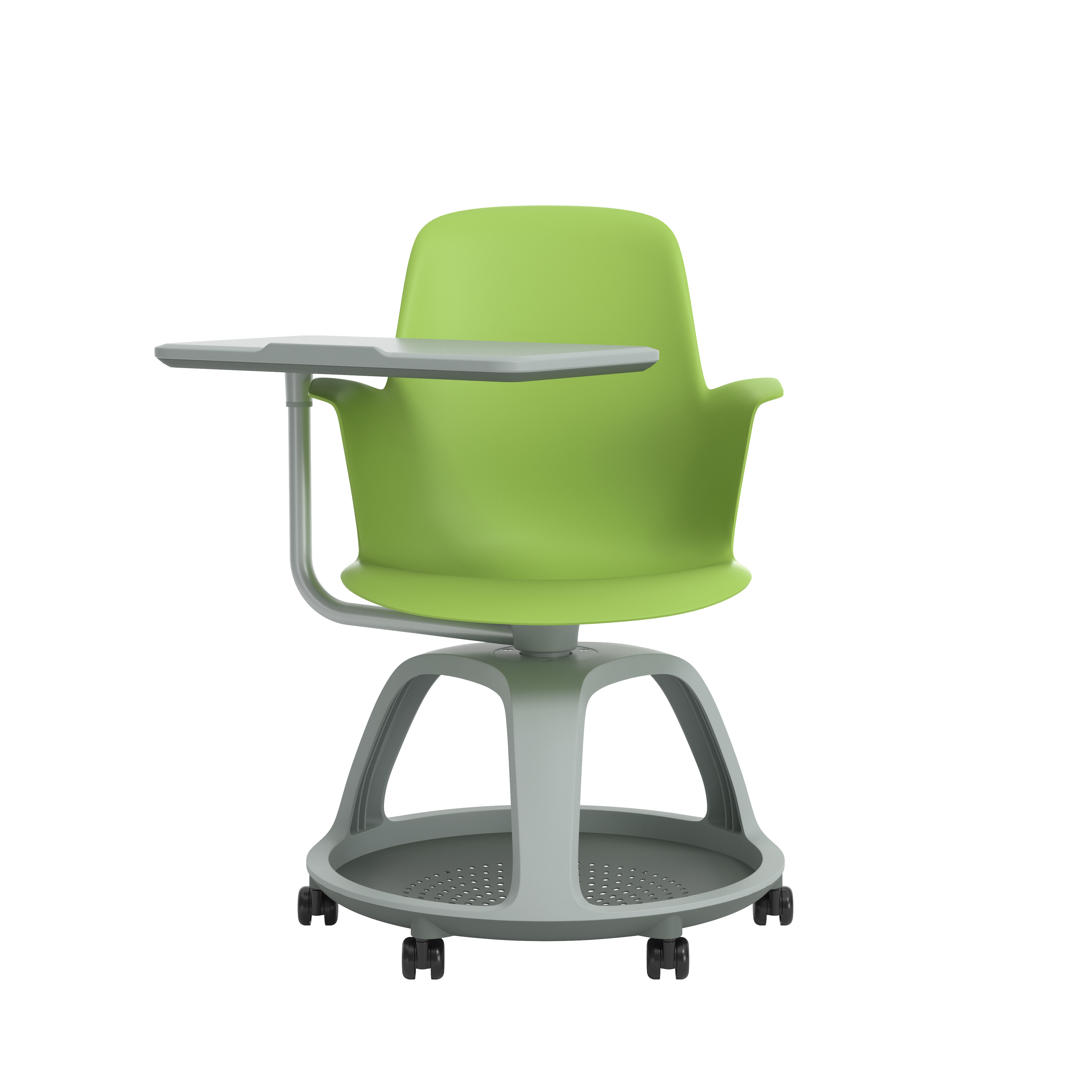 Fauteuil mobile Node - polypropylène - tablette de travail