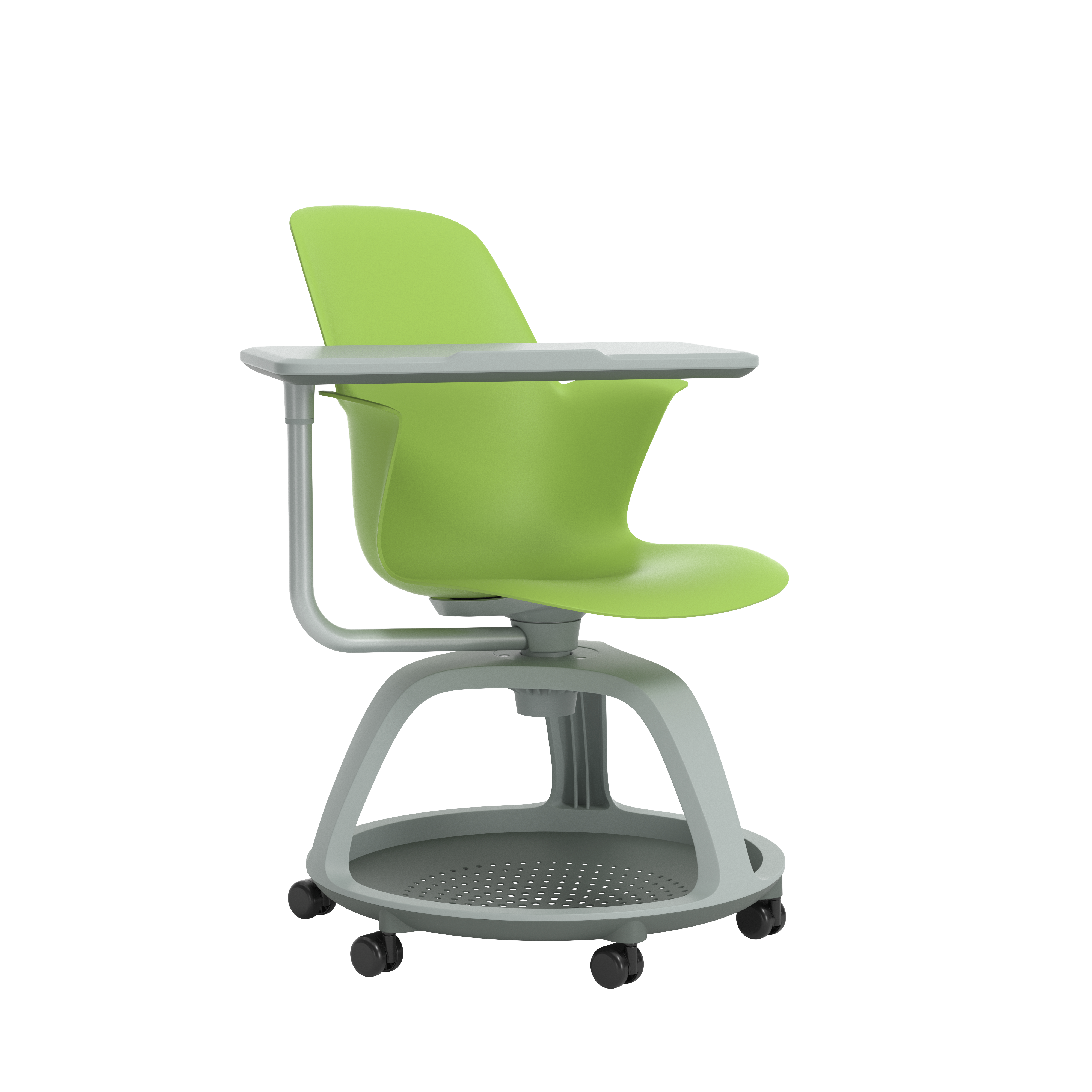 Fauteuil mobile Node - polypropylène - tablette de travail