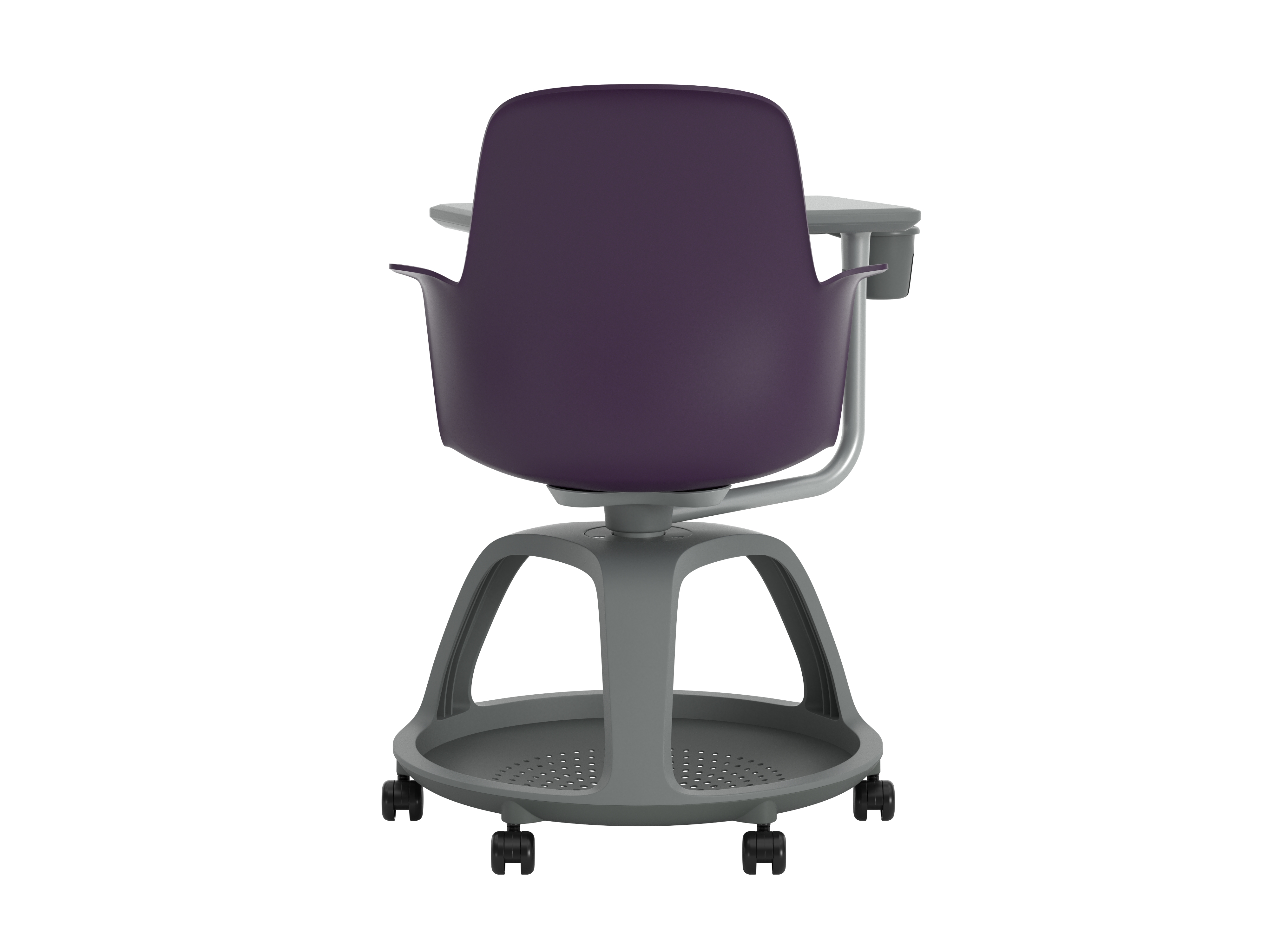 Fauteuil mobile Node - polypropylène - tablette de travail et porte-gobelet