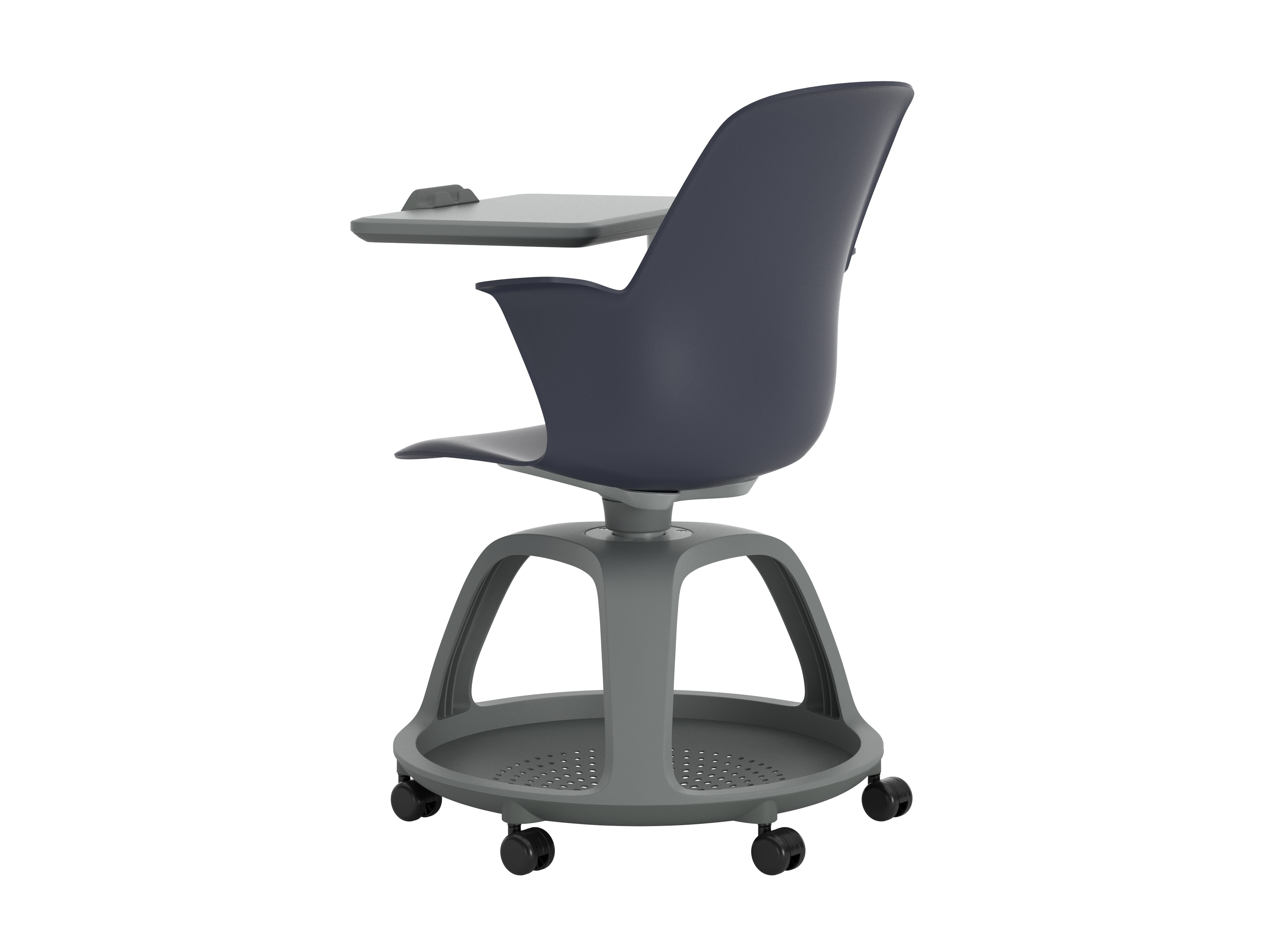 Fauteuil mobile Node - polypropylène - tablette de travail et support tablette tactile