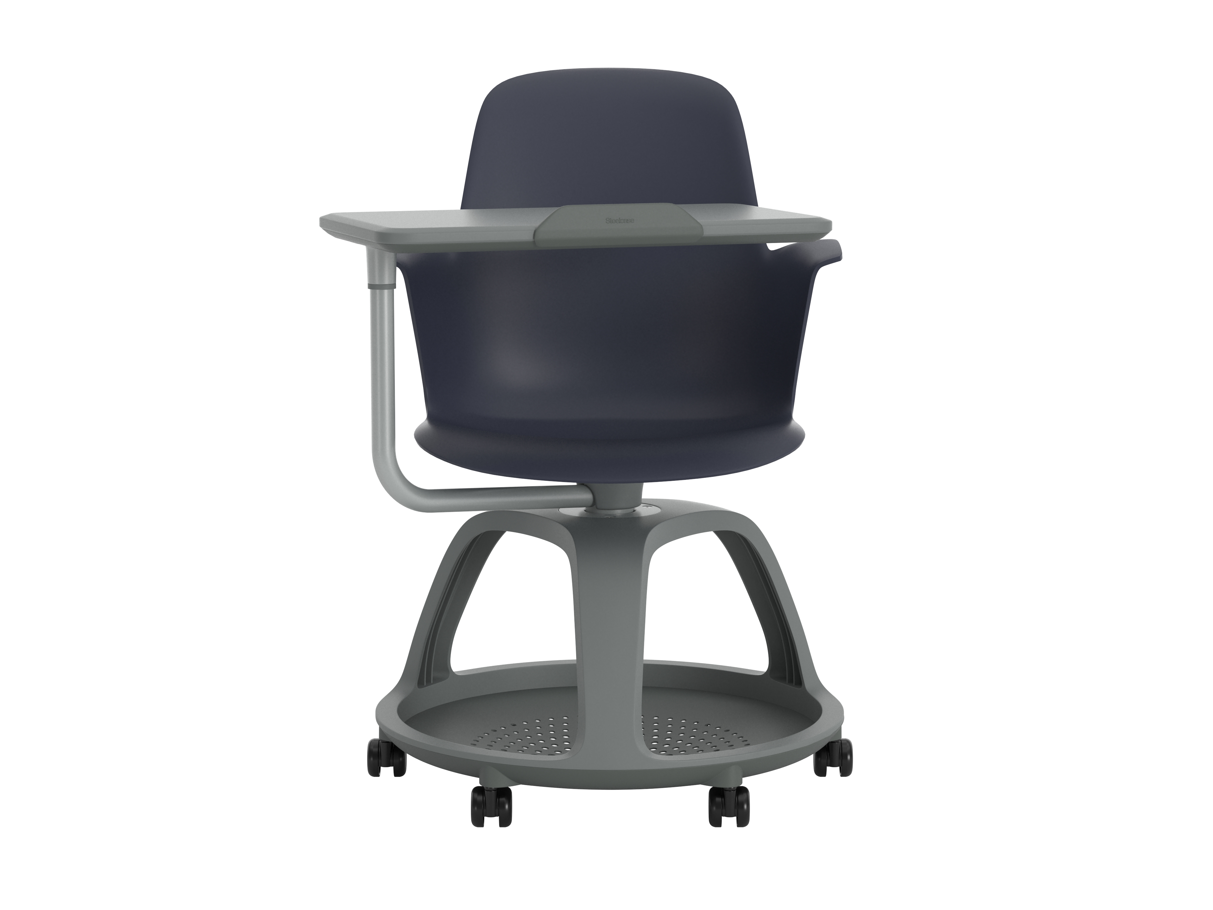 Fauteuil mobile Node - polypropylène - tablette de travail et support tablette tactile