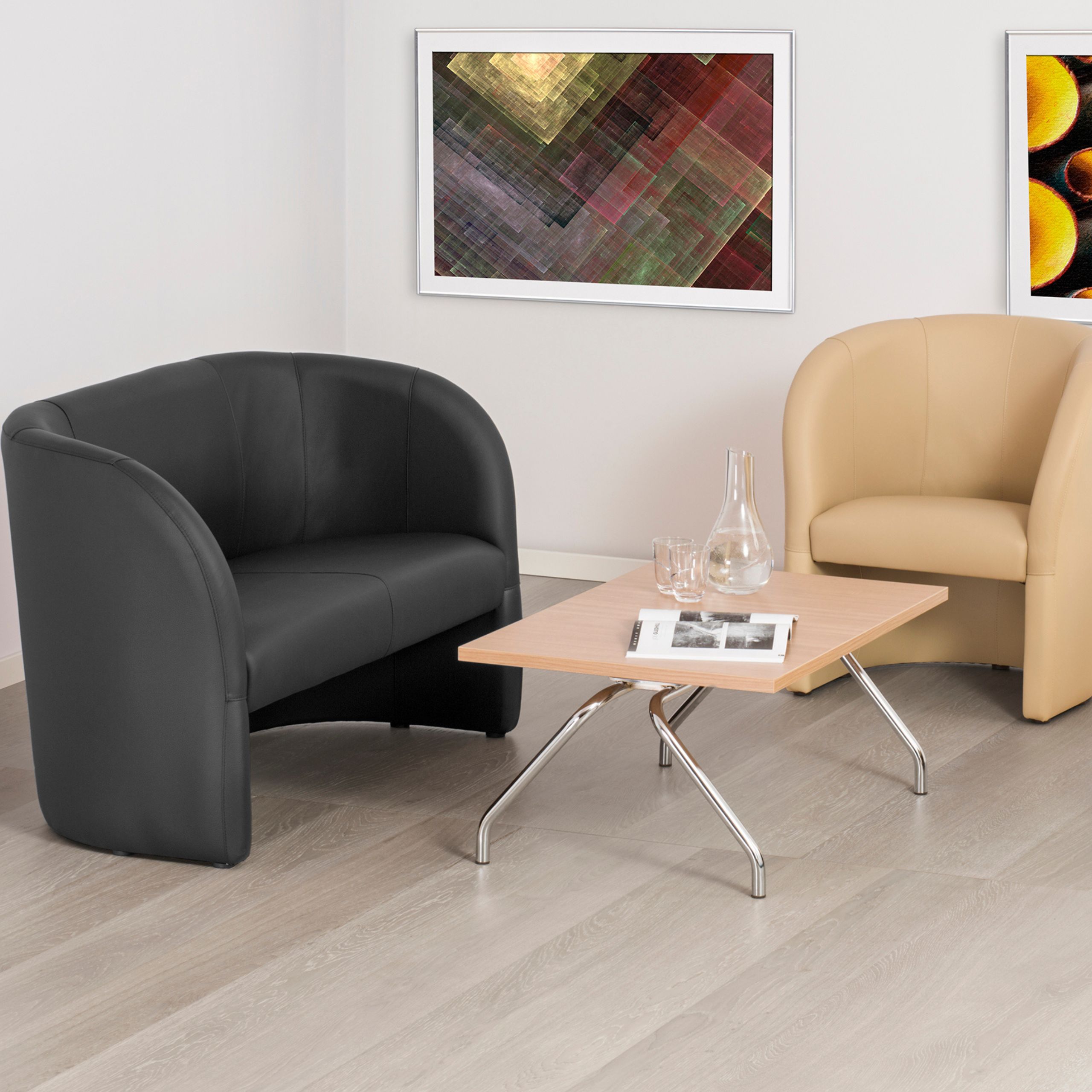 Fauteuil Club Dream - croûte de cuir