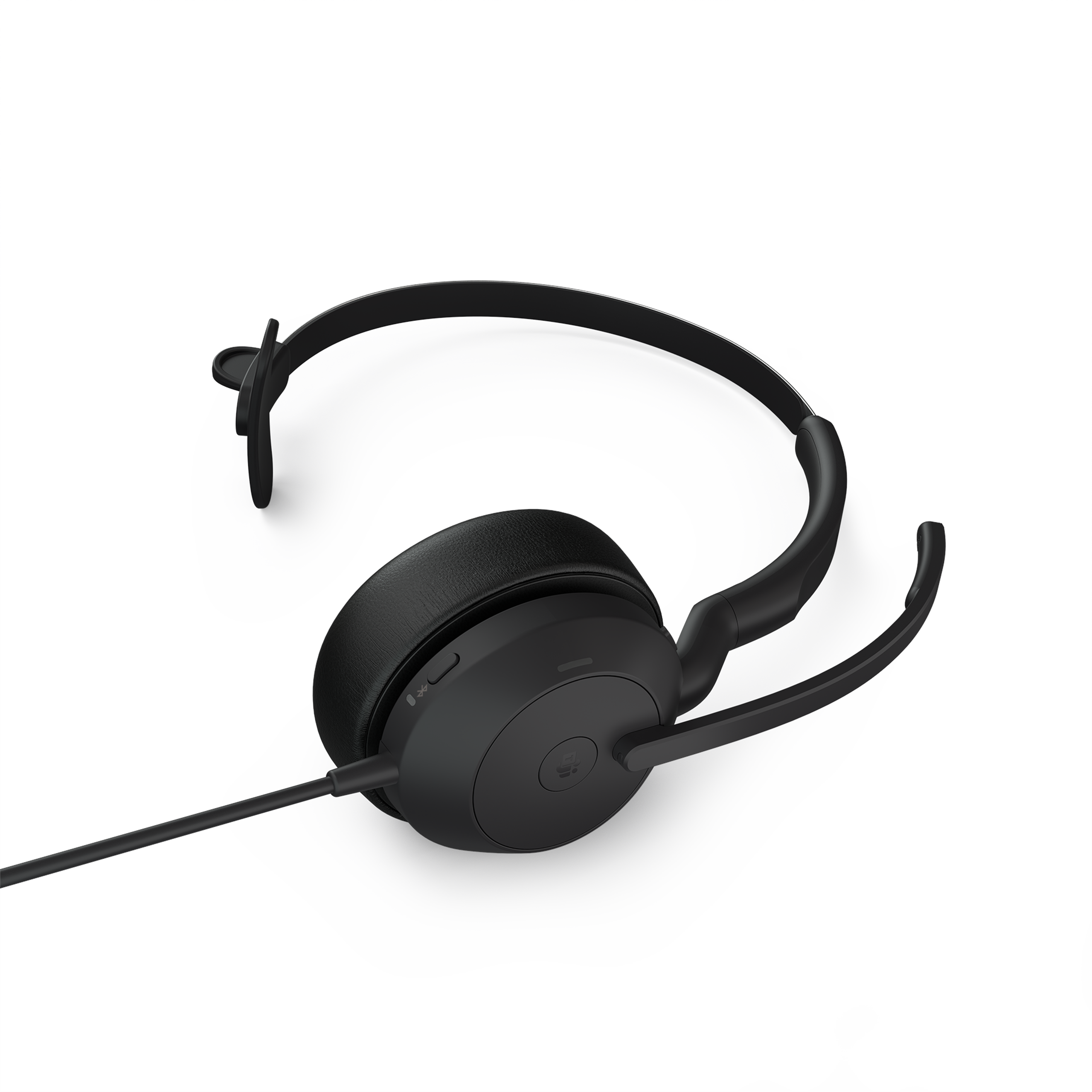 Casque filaire Jabra Evolve2 50 MS mono, USB-A/USB-C (sans bluetooth)