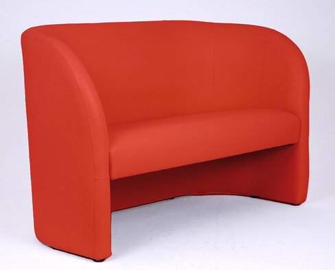 Canapé 2 places Dream - textile enduit rouge