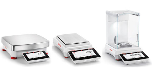 Balance semi-micro Ohaus Explorer Plus EXP225DM/AD 120/220g x 0,01/0,1mg mise à niveau motorisée portes automatiques