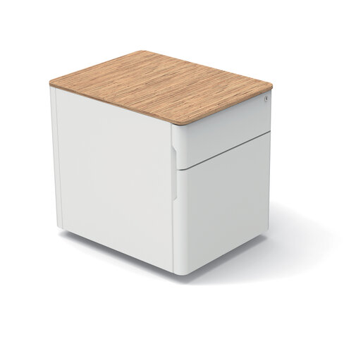 Caisson mobile Nouvelle Vague - 1 tiroir plat + 1 tiroir dossiers suspendus