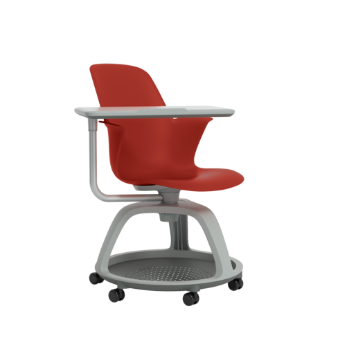 Fauteuil mobile Node - polypropylène - tablette de travail