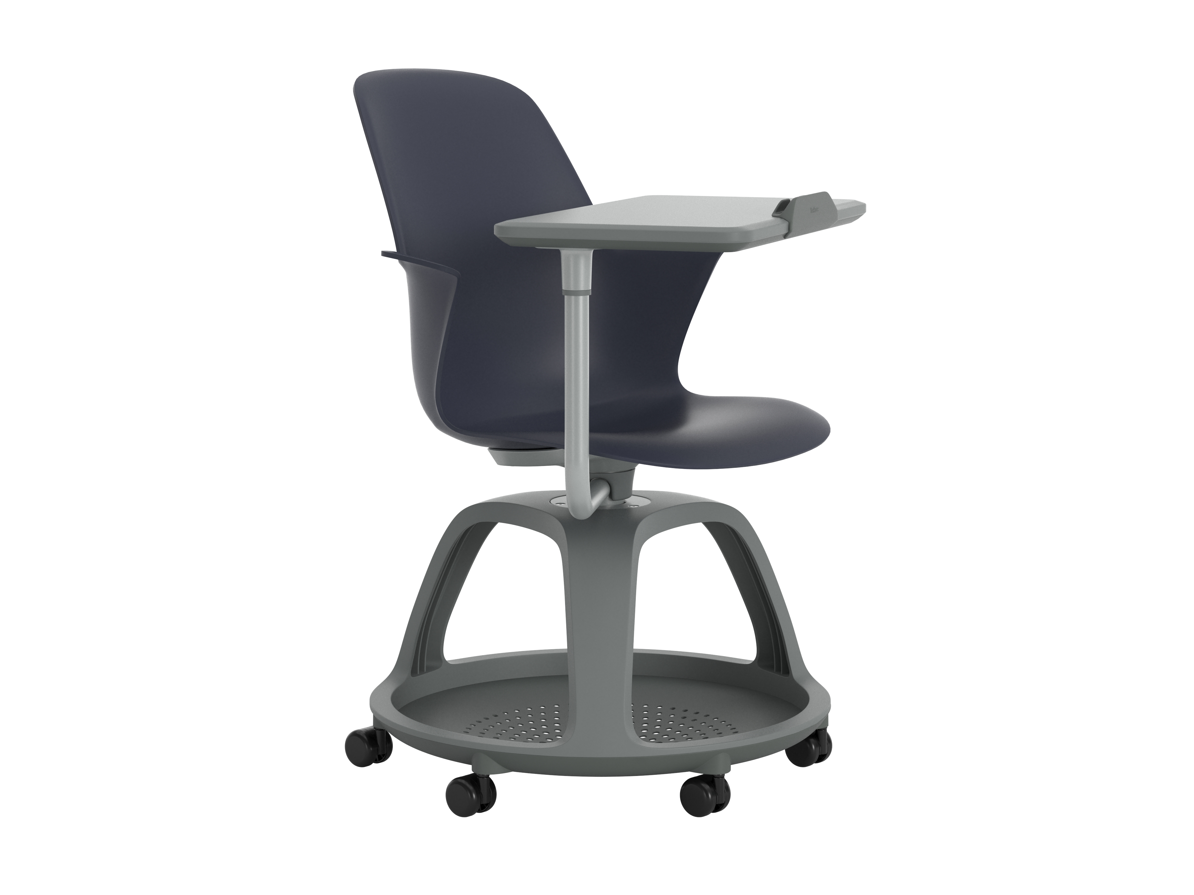 Fauteuil mobile Node - polypropylène - tablette de travail et support tablette tactile