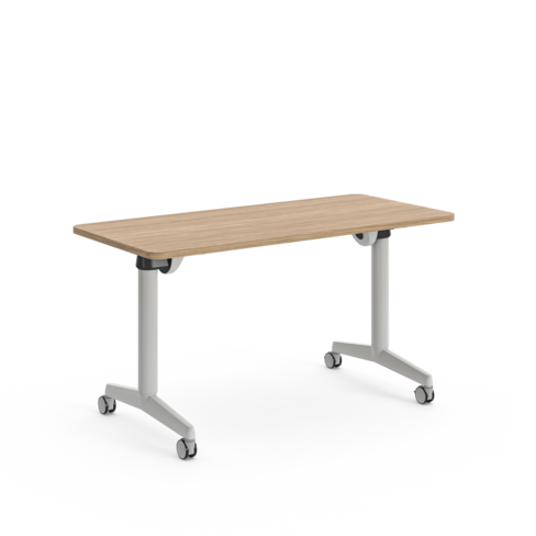 Table pliante Verb/Fliptop Twin - 140 x 70 cm - piétement mobile