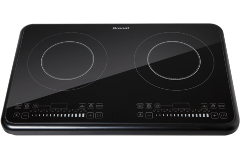 Réchaud à poser 2 feux induction Brandt TI2FSOFT