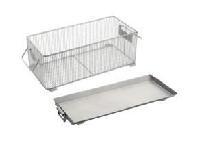 Bac de récupération avec panier fil inox pour autoclave Vacumm Pro Serie 22L