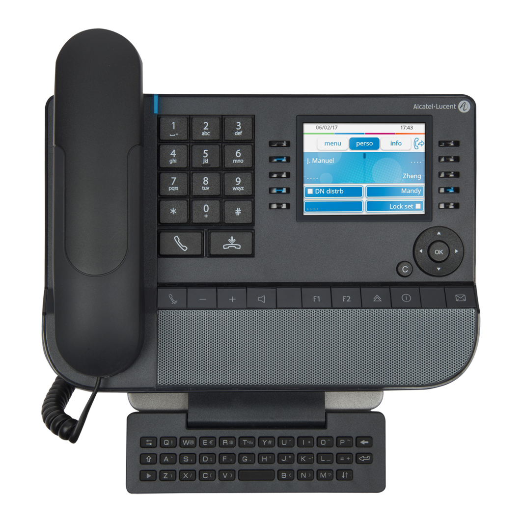 Téléphone IP Alcatel 8058s Premium Deskphone reconditionné - clavier AZERTY
