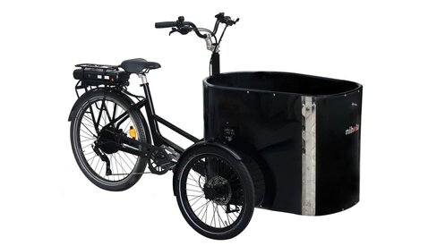 Triporteur électrique CARGO XL Pro - 43 V - 10,4 Ah - 450 Wh - Assistance roue arrière Bafang