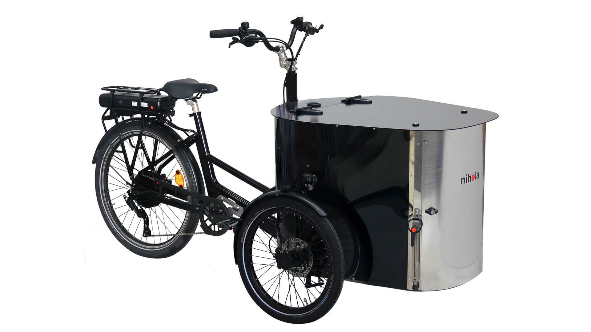 Triporteur électrique CARGO XL Evénementiel - 43 V - 14 Ah - 600 Wh - Assistance roue arrière Bafang