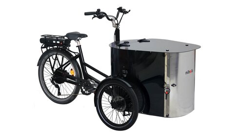 Triporteur électrique CARGO XL Evénementiel - 43 V - 14 Ah - 600 Wh - Assistance roue arrière Bafang