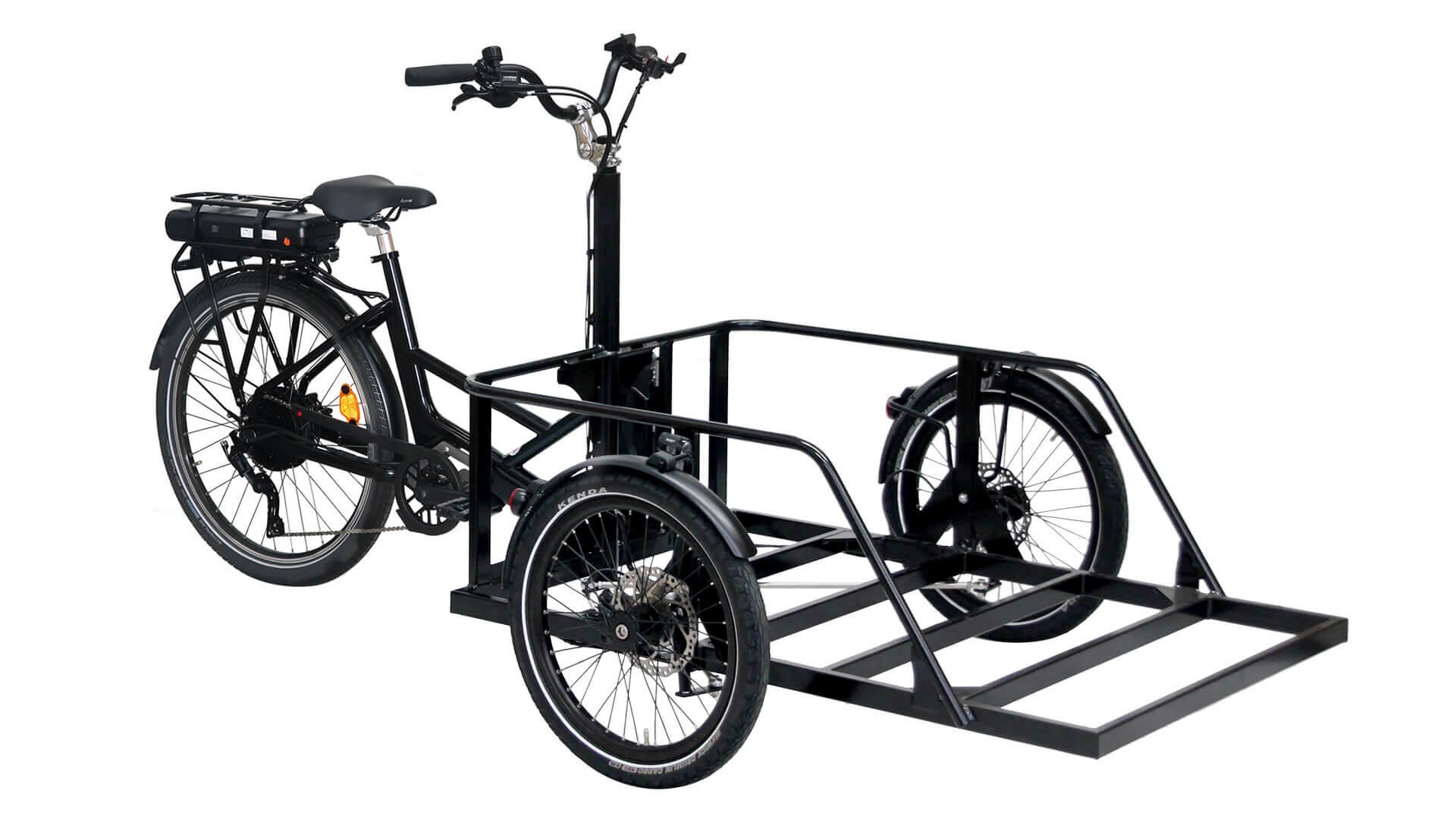 Triporteur électrique MAXX - 43 V - 10,4 Ah - 450 Wh - Assistance roue arrière Bafang