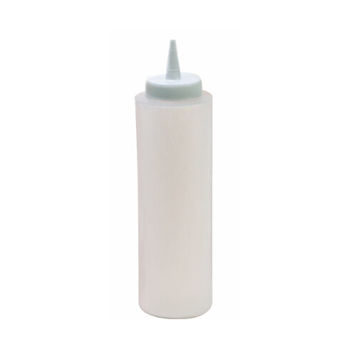 Flacon transparent verseur 68cl - pour coulis et cremes