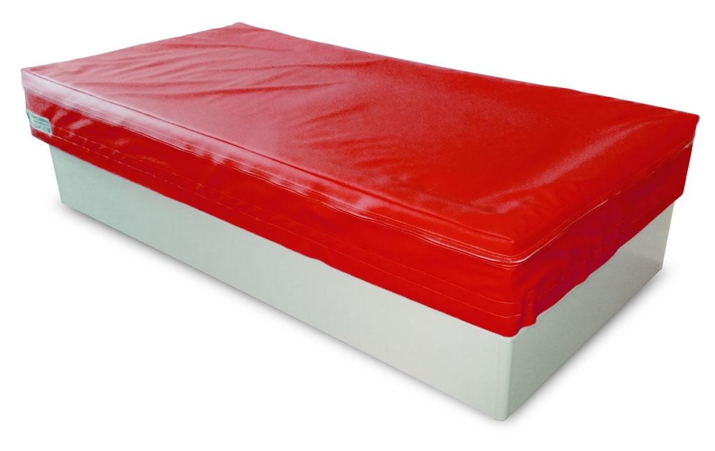 Lit à eau Madrid - contour en mousse de 10 cm - socle compris - (encoche leve personne) - 90 x 200 x 25 cm