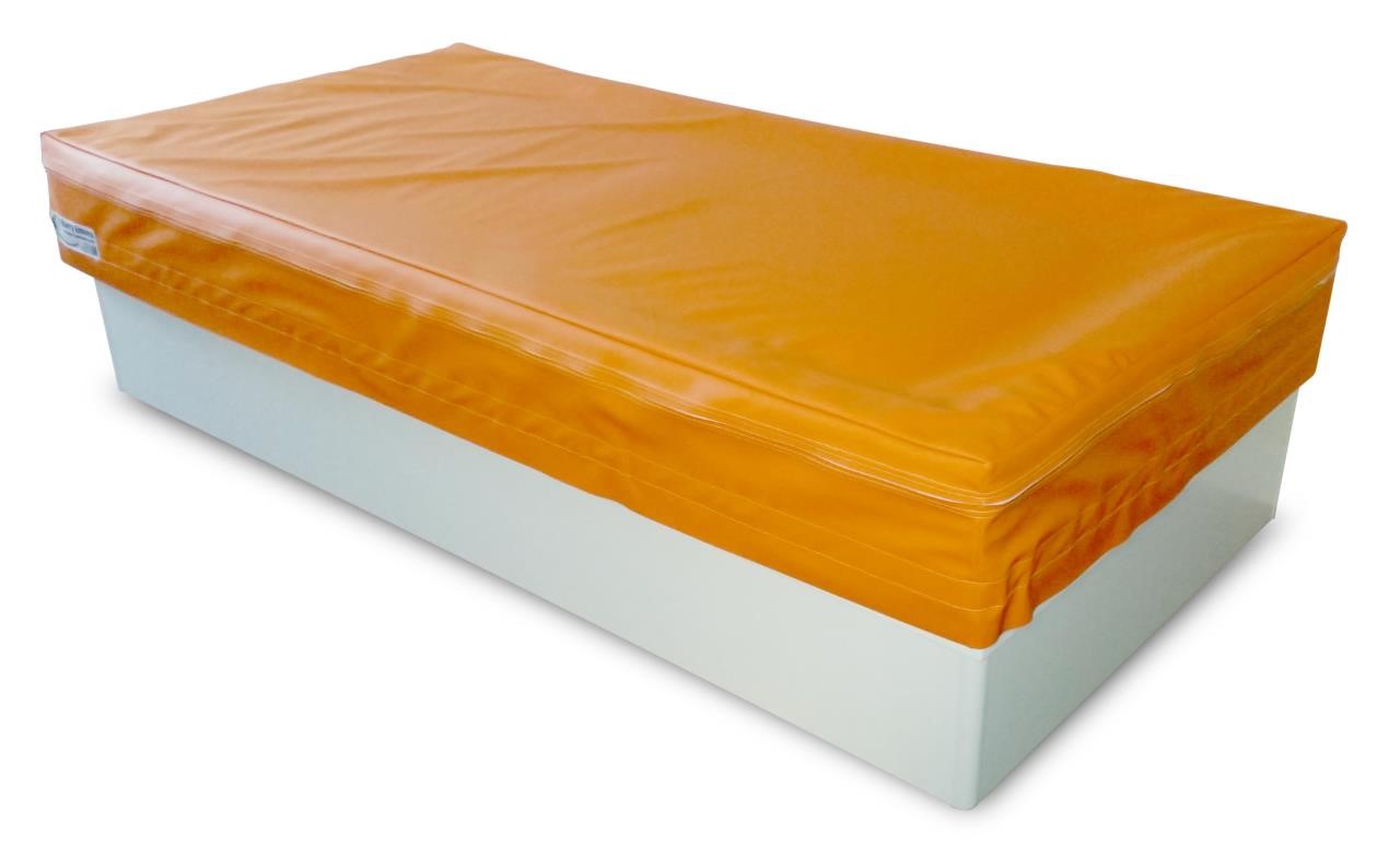 Socle MDF - 90 à 110 cm de largeur, bordure de 10cm, hauteur 25 cm - blanc