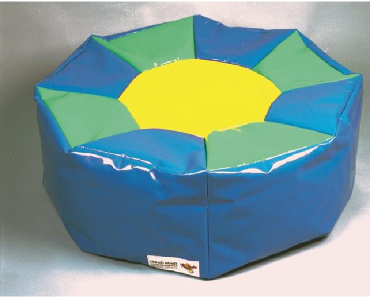 Pouf-poire octogonal - ø 100 x ep. 50 cm - poids limite 150 kg