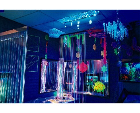 Cascade Fluoline - dimension : largeur 100 cm, longueur 200 cm - 33 fils