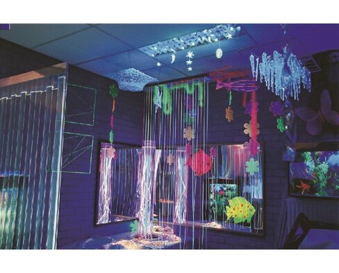 Cascade Fluoline - avec 49 fils de 250 cm - l.100 cm