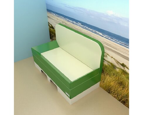 Rebord pour élément de couchage à eau - Base 130 x 20 x 20cm, couleur au choix