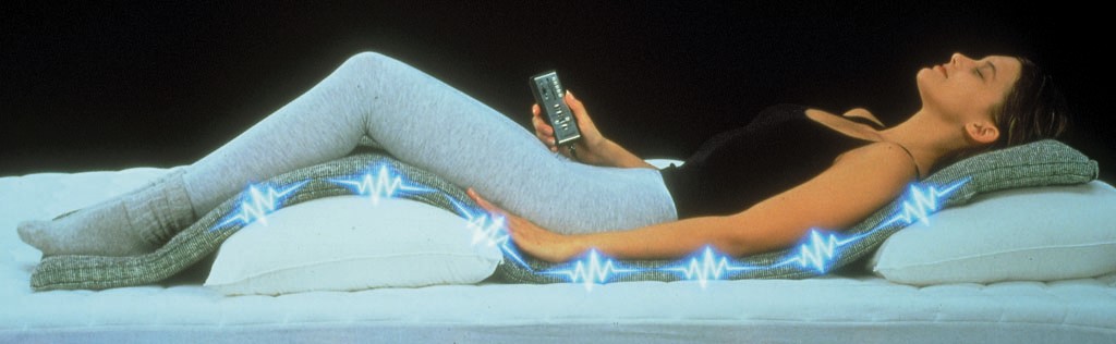 Tapis de massage avec 5 moteurs - 168 x 57 x 3,5 cm