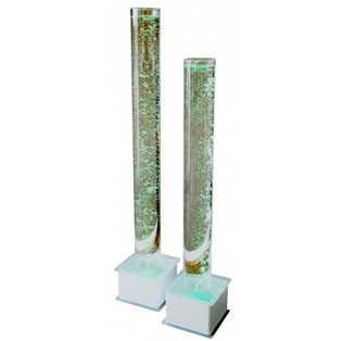 Colonne à bulles modèle de table - contenu 10l, ø 12cm, hauteur 85 cm