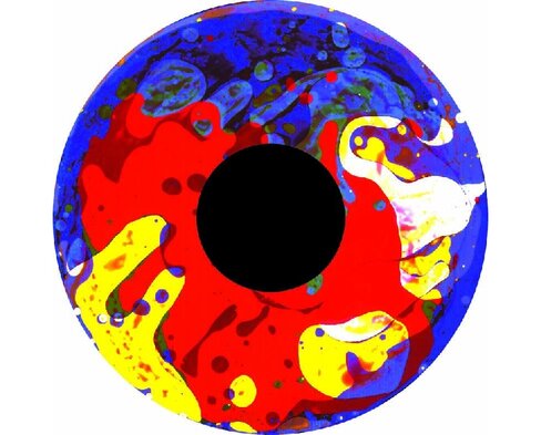 Disque à huile - pour projecteur - 8 - fixation magnétique - dimension disque : 6''