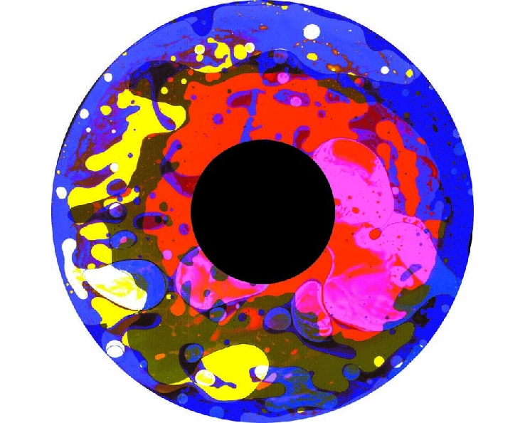 Disque à huile - pour projecteur - 8A - fixation magnétique - dimension disque : 6''