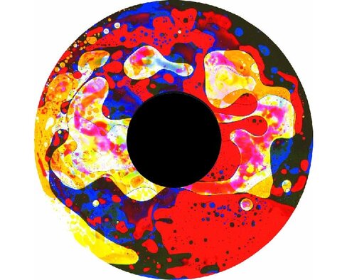 Disque à huile - pour projecteur - 8E, couleurs primaires - fixation magnétique - dimension disque : 6''