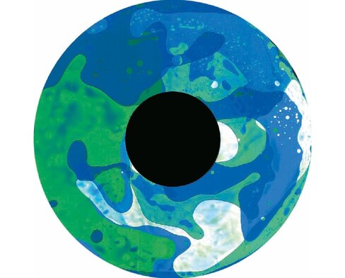 Disque à huile - pour projecteur - 8F, aqua/vert - fixation magnétique - dimension disque : 6''