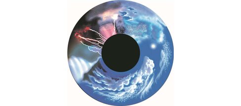 Disque - pour projecteur - thématique temps - fixation magnétique - dimension disque : 6''