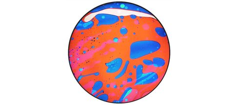 Disque magnétique à huile 6 - 8ZA rouge/bleu et rose/jaune