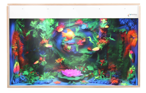 Aquarium UV - 100 x 40 x 65 cm - bord blanc