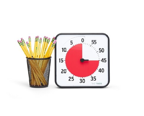 Time Timer Médium - avec alarme - 18 x 18 cm