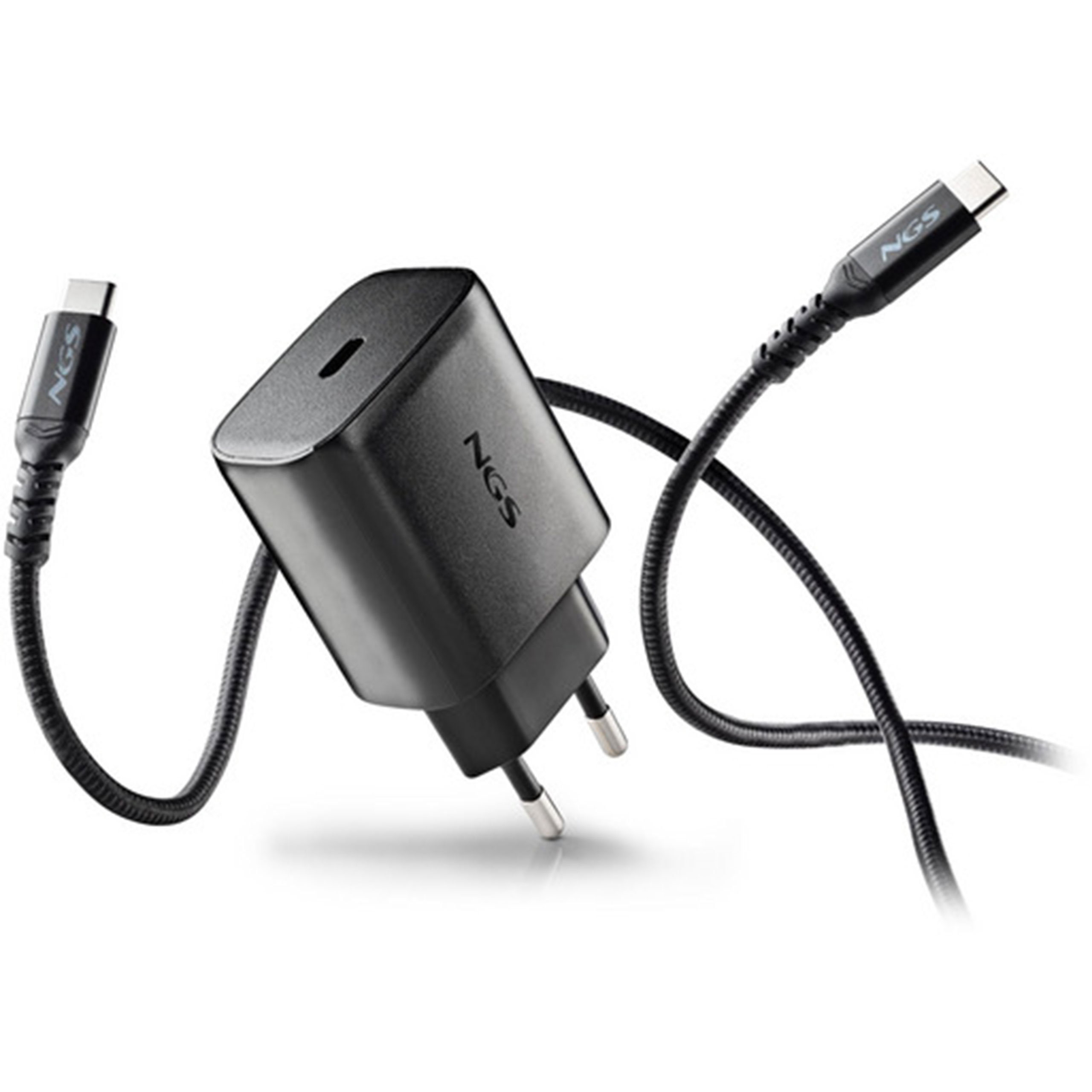 Chargeur GaN NGS 45W - USB-C - Câble USB-C / USB-C de 1,5M