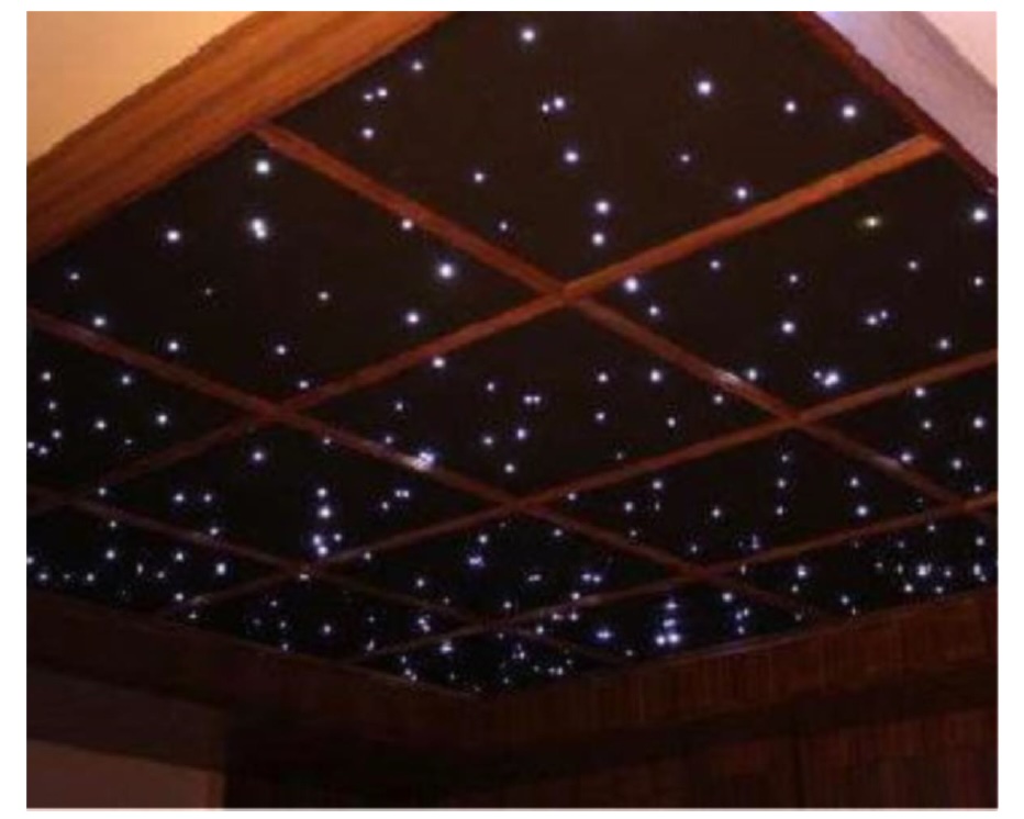 Kit ciel étoilé fibres optiques 9 dalles 60X60 cm.
