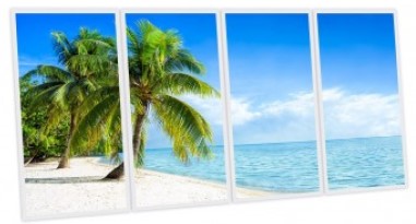 Dalle LED imprimée - 1200x600mm - gamme MAESTRO