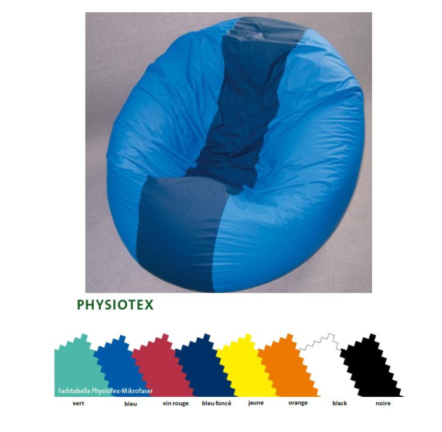 Pouf-poire Malta - Tissu PhysioTex - standard 130 x 27 cm