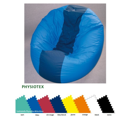 Pouf-poire Malta - Tissu PhysioTex - standard 130 x 27 cm